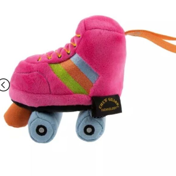 TrustyPup Roller Skate-Retro Madness Dog Toy - Pink - Picture 2 of 4